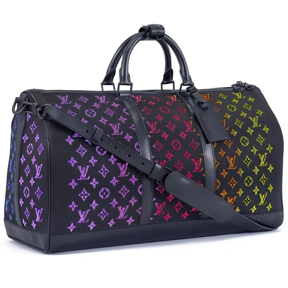 Louis Vuitton LED Light Up Lightning Fiber Optic Monogram Keepall - Virgil Abloh